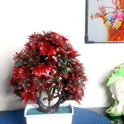 FOLIYAJ Red 1 Pieces Artificial Plant With Pot-picture-28