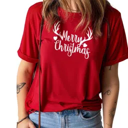 BOMBAE TEES Women Typography Printed Bio Finish Pockets T-shirt-picture-17