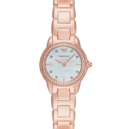 Emporio Armani Women Embellished Dial & Stainless Steel Straps Analogue Watch AR11671-picture-28
