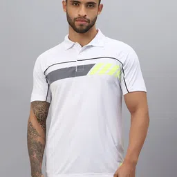 VECTOR X Men Graphic Printed Polo Collar T-Shirt image 1