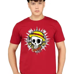 BRAWNY BATTLER Graphic Printed Round-Neck Pure Cotton T-shirt-picture-21
