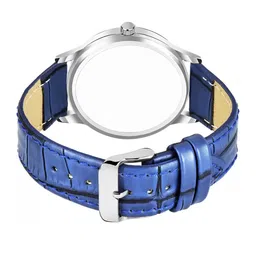 Gopal Shopcart Unisex Dial & Straps Analogue Watch 1018SLV Islamic NUM04 BLU L image 3