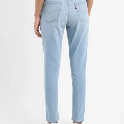 levi's Women's 710 Blue Skinny Fit Mid Rise Jeans image 3