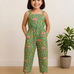 Urban Birdie Girls Printed Basic Jumpsuit-picture-50
