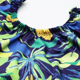 Aarika Leaf Printed Plus Size Swim Suit With Goggle image 2