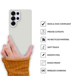 SPRIG Solid Printed Samsung Galaxy S25 Ultra Bumper Case Mobile Accessories image 2