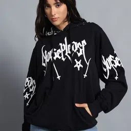 PUNK Women Printed Hooded Sweatshirt-image-78