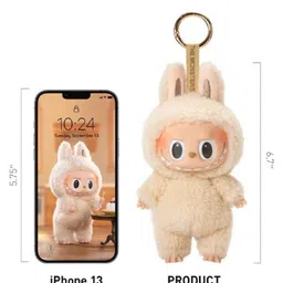 1TO FINITY Pack Of 6 Assorted Energy Labubu Doll Anime Figurine Key Chains image 2