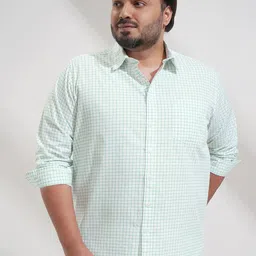 HIGHLANDER Men Comfort Slim Fit Checked Casual Shirt-picture-17