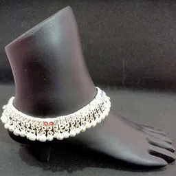 AamNa Enterprises Silver-Plated Anklet image 4