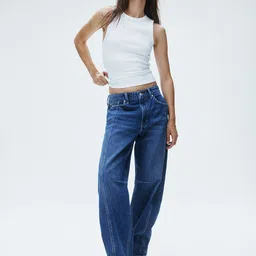 H&M Women Super Barrel Regular Jeans-picture-39