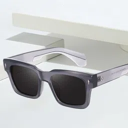 Peter Jones Eyewear Unisex Square Sunglasses with UV Protected Lens 3804GT-image-76