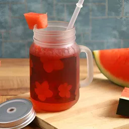 PENTADECO Blue & Green Printed Glass Matte Set of Cups and Mugs image 2