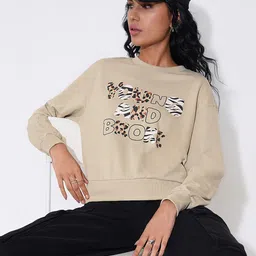 People Women Round Neck Sweatshirt-image-91