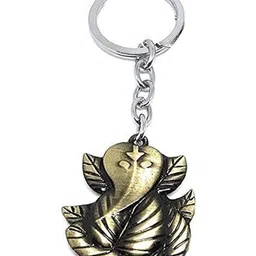 AUGEN Unisex Stainless Steel Ganpati Key Chain-image-11