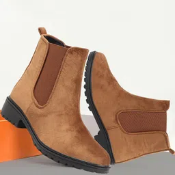 Denill Women Round Toe Chelsea Boots-picture-24