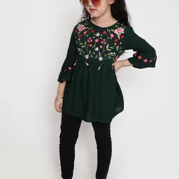 Ishti Floral Embroidered Top image 4