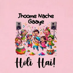 Arvesa Holi Hai Printed Bodysuit image 2