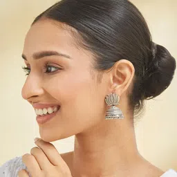 Fabindia Artificial Beaded Dome Shaped Jhumkas image 5