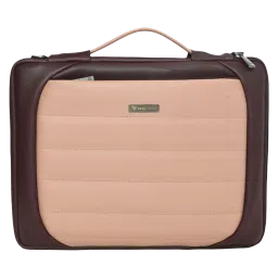 vaku luxos Dr. Vaku Lasa Chivelle Vegan Leather Laptop Sling Bag for 13 & 14 Inch Laptop (Water Resistant, Cherry/Pink)-picture-15