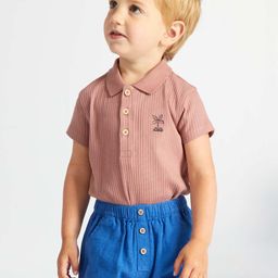 KIABI Kids Solid Linen Mid-Rise Shorts-picture-39