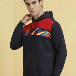 Allen Solly Men Printed Hooded Sweatshirt image 5