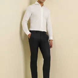 Allen Solly Men Printed Slim Fit Trousers image 3
