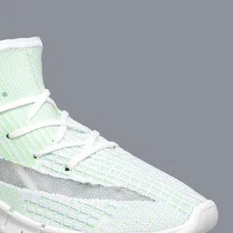 RapidBox Men Woven Design Round Toe Sneakers image 5