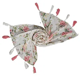 POSHAMPAA be desi Women Pack Of 3 Printed Scarves image 3