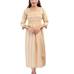 B2F Manufacturing & Designing Kurti Print Maternity Maxi Dress-picture-33