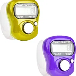 amur pack of 2 Mini Hand Tally Counter Finger Ring Digital Electronic Head Count 30 Digital Tally Counter-picture-32