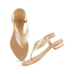 Stylestry Embellished Block Sandals image 4