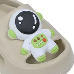 Yellow Bee Boys Space Explorer Charms Rubber Clogs image 4