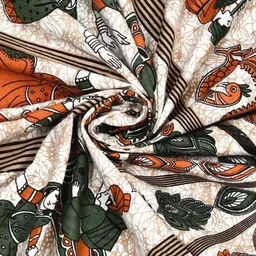 MILAAV White Ethnic Motifs 144 TC Single Bedsheet with 1 Pillow Covers image 4