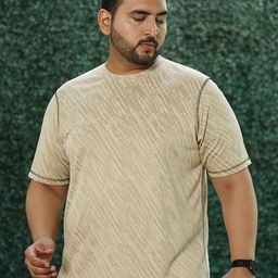 Instafab Plus Abstract Printed Round Neck T-shirt-picture-28