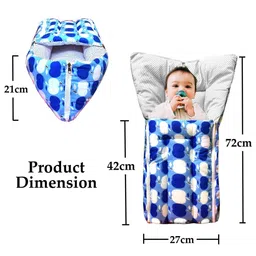 VParents Infants Printed Pure Cotton Zip Baby Sleeping Bag image 2