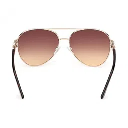 GUESS Women Full Rim UV Protected Gold-Toned Aviator Sunglasses GUS001586133FSG image 2