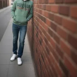 Shopifyy Men Printed Hooded Sweatshirt image 3