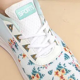 glitchez Women Mesh Walking Lace-Ups Non-Marking Shoes image 5