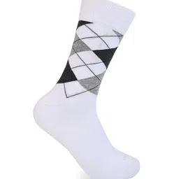 One8 Men Pack Of 3 Patterned Calf-Length Socks image 5