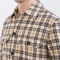 SPYKAR Men Brown Cotton Jackets image 2