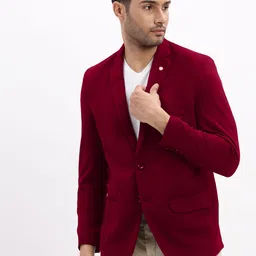 SHOWOFF Cotton Singel-Breasted Blazer-picture-24