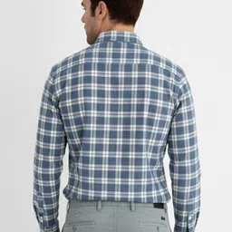 JAI TEXTILES Men Classic Slim Fit Checked Casual Shirt image 5