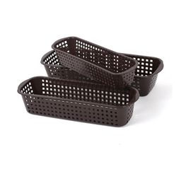 go hooked Slim Plastic Storage Basket-picture-49