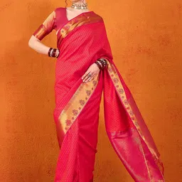 Dori Woven Design Zari Banarasi Saree-picture-37