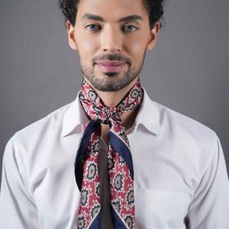 Tossido Men Satin Printed Scarf-picture-23