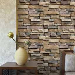 Asian royal Brown & Grey Printed Waterproof Wallpaper-picture-21