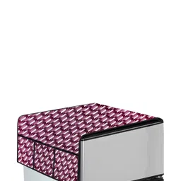 The Furnishing Tree Violet Plastic Refrigerator Cover image 4