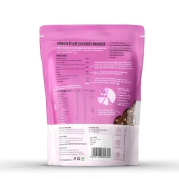 The Whole Truth Foods - Breakfast Muesli - Choco Fruit Crunch - 350g - Made with REAL Chocolate - No added flavour, No artificial colour, No preservatives image 2