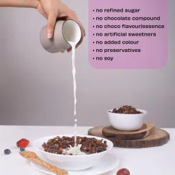 The Whole Truth Foods - Breakfast Muesli - Choco Fruit Crunch - 350g - Made with REAL Chocolate - No added flavour, No artificial colour, No preservatives image 4